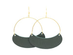 Deep Emerald Saylor Hoops