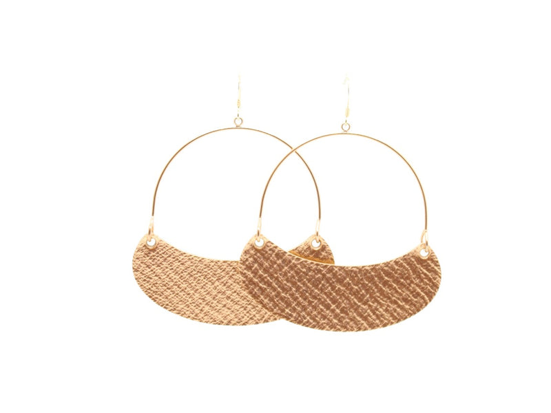 Rose Gold Saylor Hoops