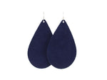 Blueberry Suede Teardrops