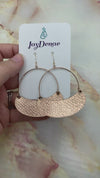 Rose Gold Saylor Hoops