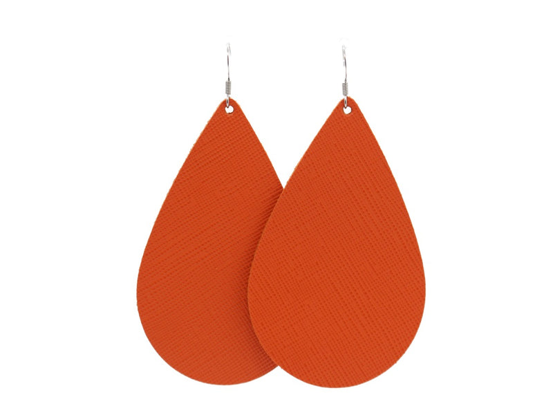 Bright Orange Teardrops