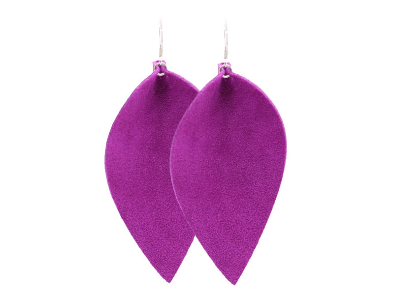 Magenta Suede Petals