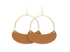 Caramel Saylor Hoops