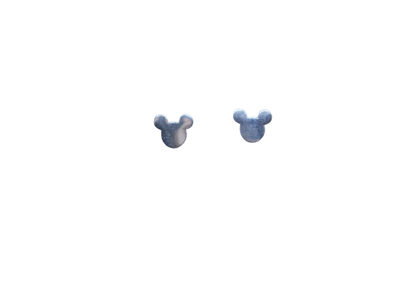 Silver Mickey Studs