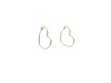 Golden Heart Accent Earrings