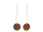 Chestnut Deco Earrings