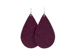 Patchwork Plum Teardrops