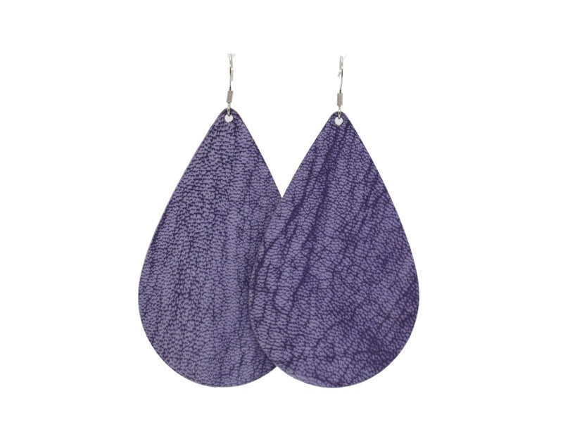 Lavender Patina Teardrops