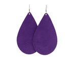 Iris Suede Teardrops