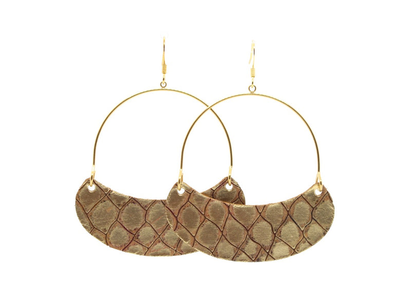 Cobra Gold Saylor Hoops