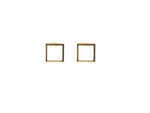 Dainty Square Studs