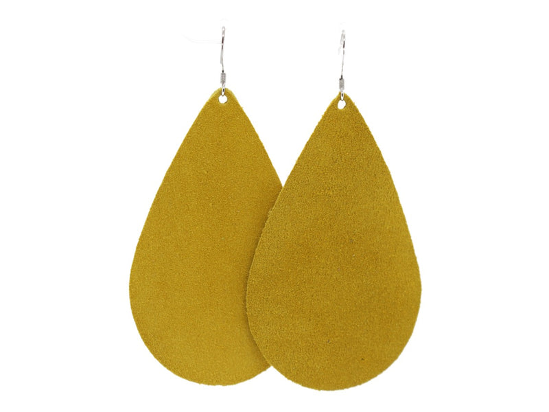 Marigold Suede Teardrops