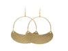 Matte Gold Saylor Hoops