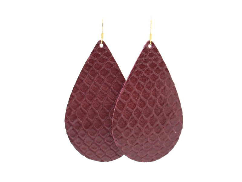 Burgundy Teardrops