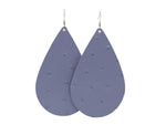 Periwinkle Dot Teardrops