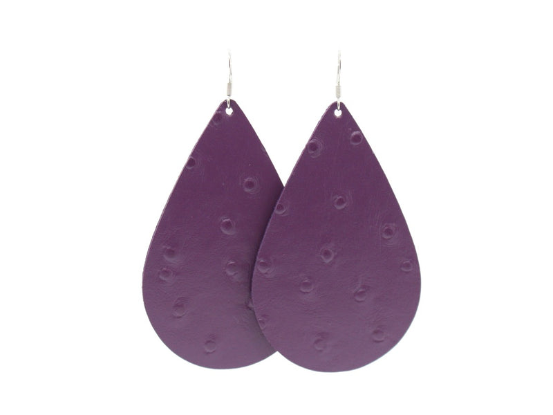 Purple Dot Teardrops