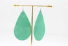 Seafoam Suede Teardrops