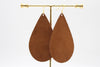 Hot Cocoa Suede Teardrops