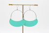 Bright Mint Saylor Hoops