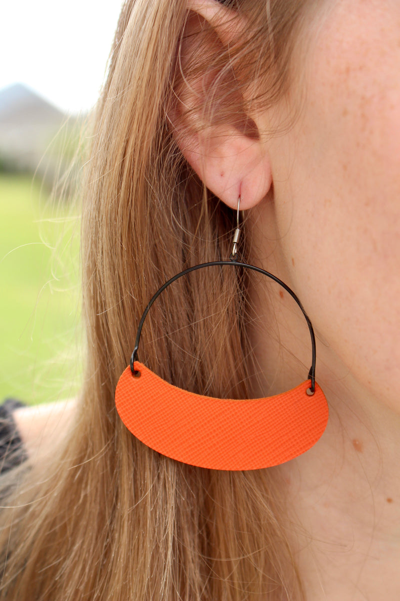 Bright Orange Saylor Hoops