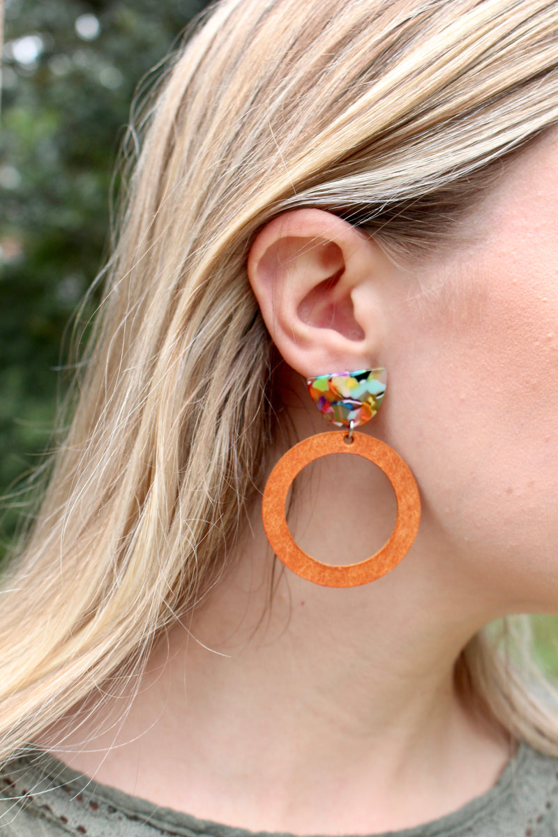 Butterscotch Skylar Hoops