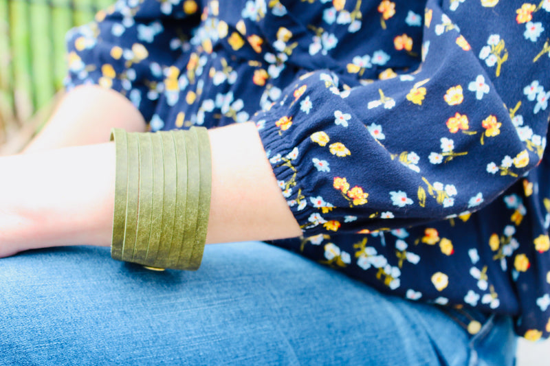 Olive Slit Cuff