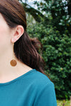 Chestnut Deco Earrings