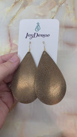 Antique Gold Teardrops